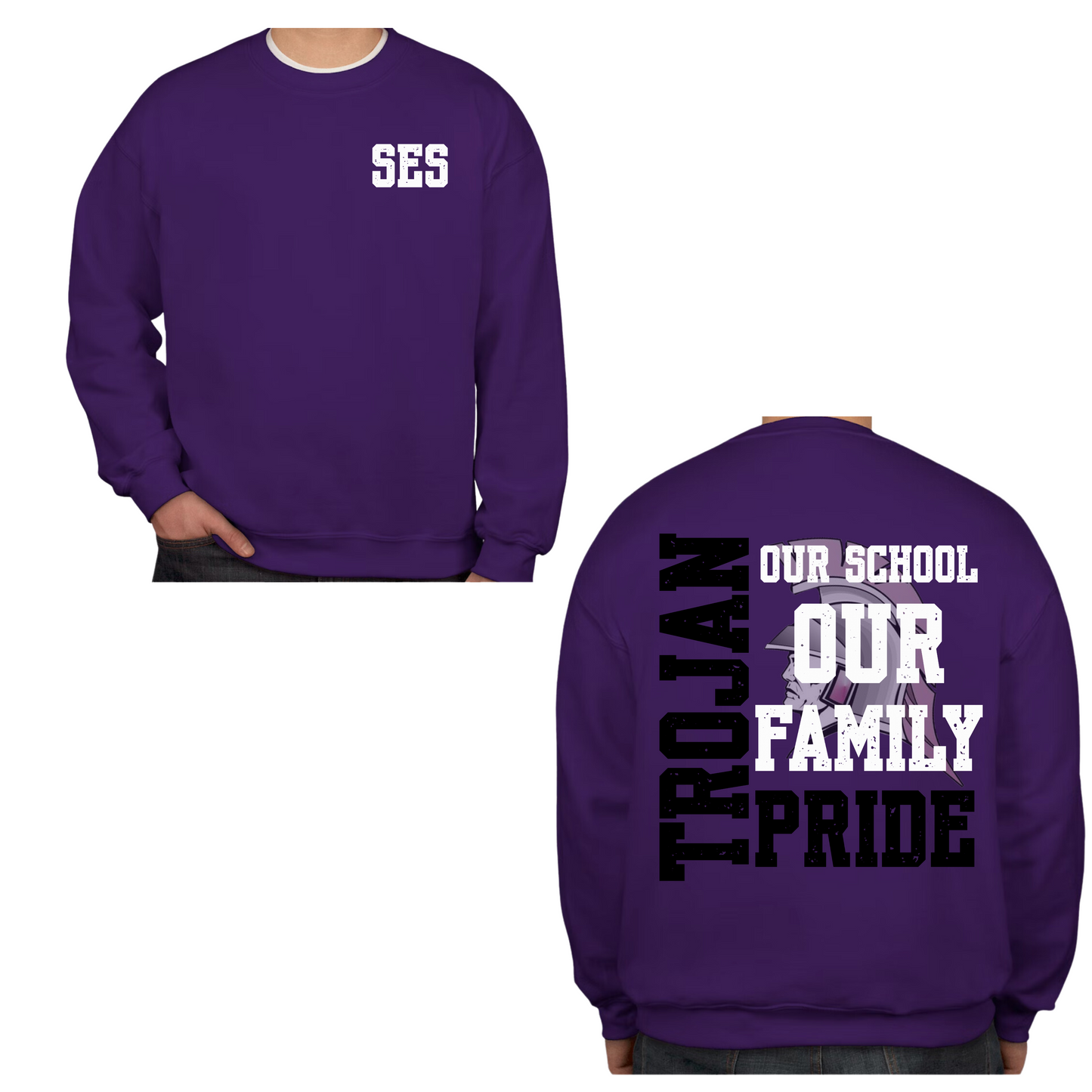 "One Family" SES Trojan Pride Shirt