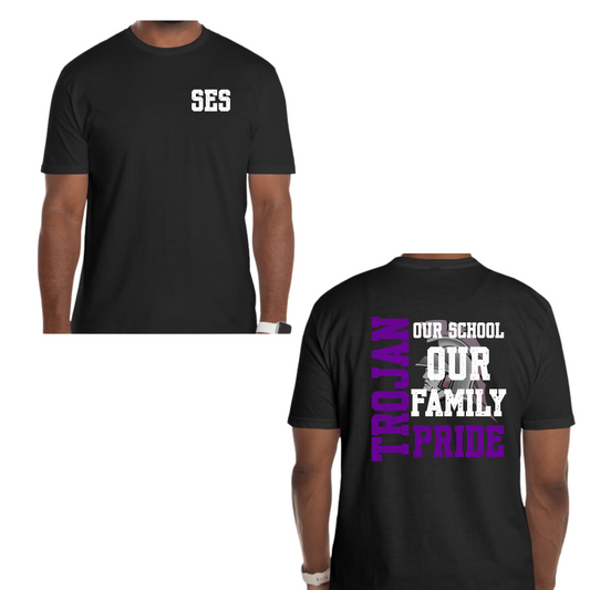"One Family" SES Trojan Pride Shirt