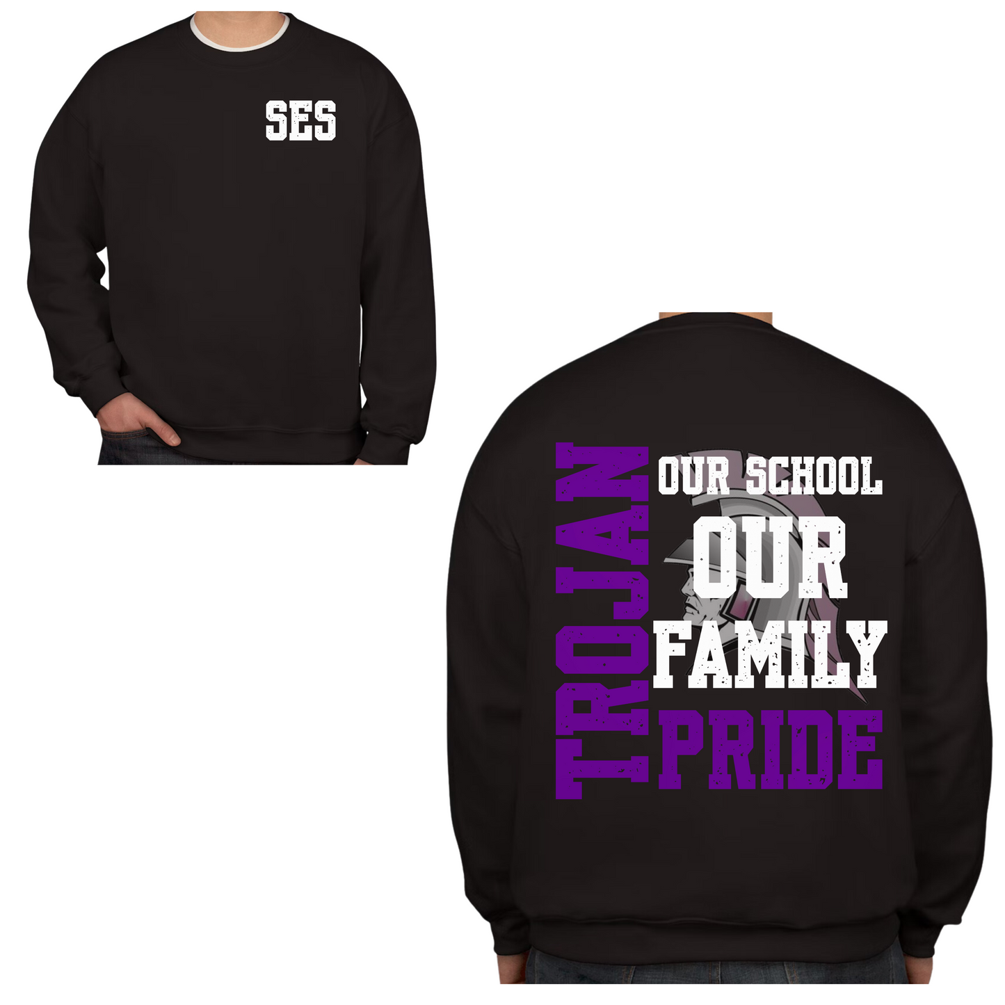 "One Family" SES Trojan Pride Shirt